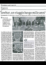 Articolo de "La Sicilia" del 15/07/2019